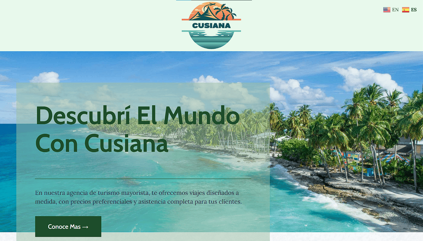 Portada de web Cusiana.us